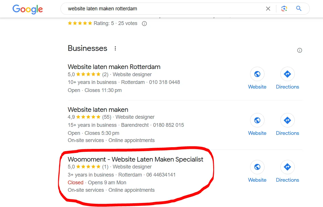 website laten maken